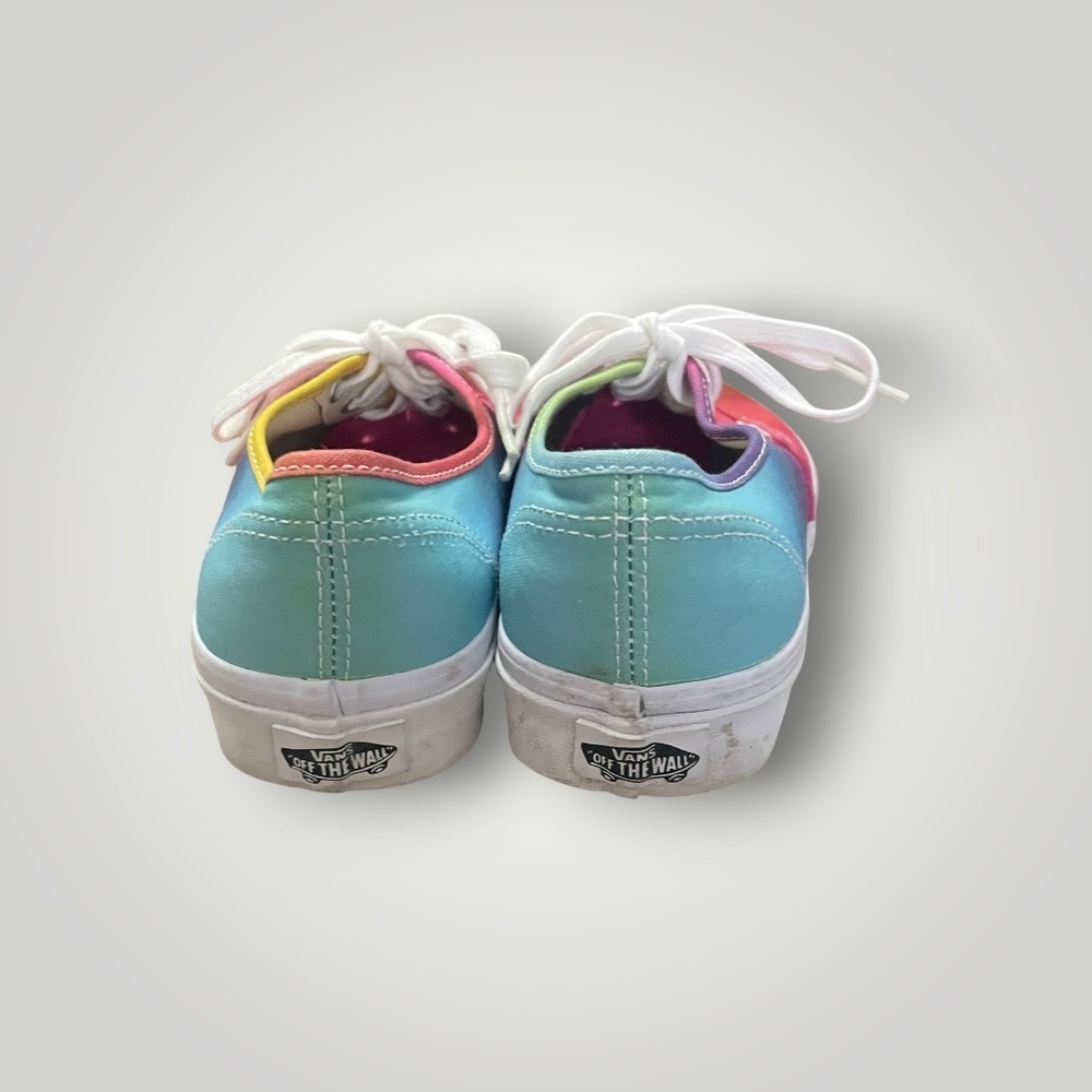 Vans Sneakers Womens 7.5 Mens 6 Rainbow Ombre Gradient Shoes Skater Streetwear - Picture 5 of 8